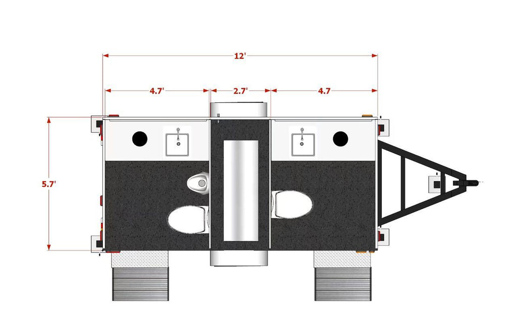 RF-2 – Luxury Restroom Trailer