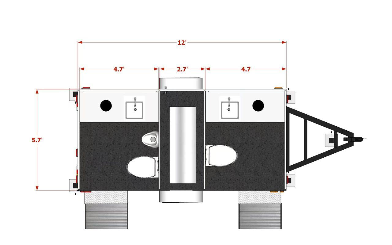 RF-2 – Luxury Restroom Trailer